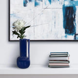 Bella Sapphire Blue Tall Ceramic Pitcher