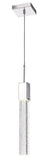 Rectangular Crystal Pendant // XL 1 light