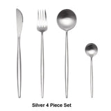 Mixora 304 Stainless Steel Gold Cutlery Set