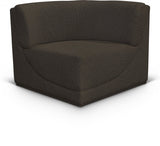 Ollie Boucle Fabric Upholstered Corner Modular Chair