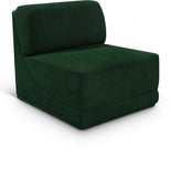 Ollie Boucle Fabric Upholstered Armless Modular Chair