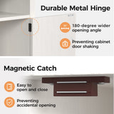 Nightstand with Charging Station Wooden Rustic 2 Count
