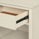 European Country Style Farmhouse Classic Nightstand, Cream