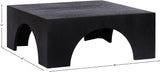 Arch Coffee Table - Modern Art Deco Design for Stylish Living Room Decor, Durable Solid Wood Construction