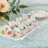 Floral Teapot Favor Box Set of 24 Party Boxes