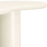 Romaine Coffee Table - Modern Art Deco Design with Wavy Top and Sturdy Iron Construction for Style