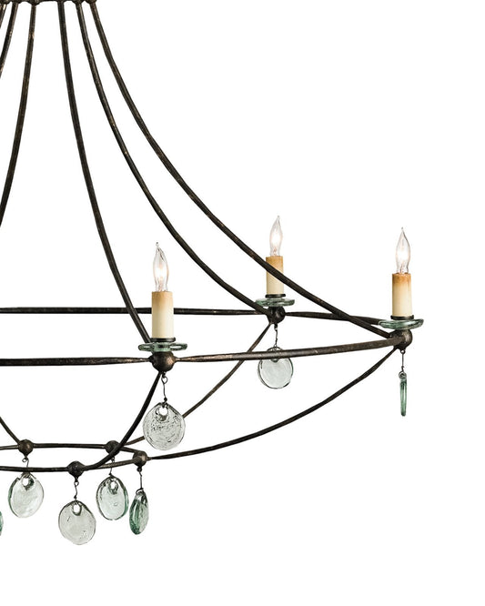 Novella Large Black Chandelier