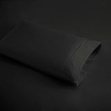 4pcs 600TC Cooling Cotton Blend Sheet Set, Black