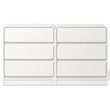 Modern Storage 3-Drawer Nightstand （Set of 2）