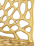 Honeycomb Gold Side Chair