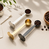 Stainless Steel Coffee Scoop Tamper 2-in-1 Tool