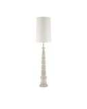 Malayan White Floor Lamp