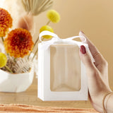 White 2 oz. Shot Glass/Votive Holder Gift Box with Ribbon (Set of 20)