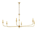 Nottaway Large Gold Chandelier