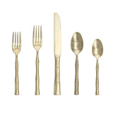 Royal Pacific Brushed Champagne 5pc Place Setting