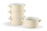 Kook Ceramic Stackable Soup Bowls 23.6 oz Set of 4