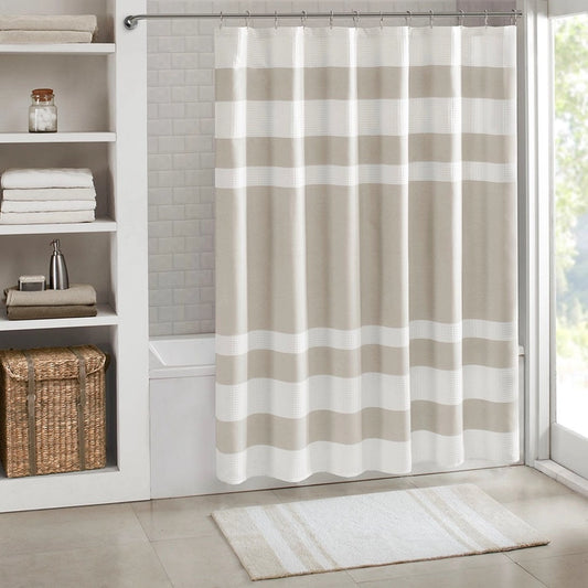 3M Scotchgard Water Repellent Shower Curtain/Tall, Taupe