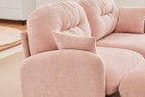 MOLLY 140" 4 Seater Sofa with 2 Ottomans