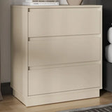 Wholesale Wide Nightstand with 3 Drawers, Modern Chest of Drawers