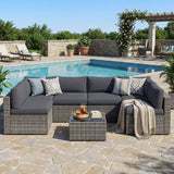 All Weather Outdoor 7-Piece Patio Furniture Set
