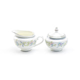 Gracie Lotus Garden Bone China Sugar & Creamer Set