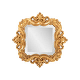 French D' Amboise Collection of Gold Petite Mirrors- Square