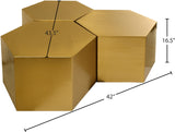 Hexagon Modular Coffee Table - Stylish Iron Design for Modern Spaces, Perfect for Entertaining & Decor