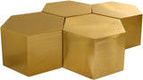 Hexagon Modular Coffee Table - Stylish Iron Design for Modern Spaces, Perfect for Entertaining & Decor