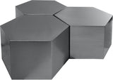Hexagon Modular Coffee Table - Stylish Iron Design for Modern Spaces, Perfect for Entertaining & Decor