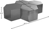 Hexagon Modular Coffee Table - Stylish Iron Design for Modern Spaces, Perfect for Entertaining & Decor