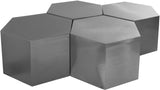 Hexagon Modular Coffee Table - Stylish Iron Design for Modern Spaces, Perfect for Entertaining & Decor