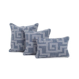 Indoor/Outdoor Pillow 24 x 24 Syros Denim
