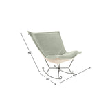 Komodo Sage Puff Rocker and Frame
