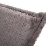Puff Chair Cover Angora Stone -Cover Only