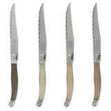 French Home Laguiole Steak Knives, Set of 4, Neutral Tones