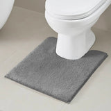 Wholesale Quick Dry Non-Skid Microfiber Bath Rug, Grey