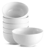 Kook Ceramic Cereal Bowls, 20 oz, Set of 6