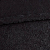 All-Season Oversized Microlight Plush Bedding Blanket, Black