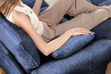 CHARLOTTE 78" 2-Seater Sofa with 2 Ottomans