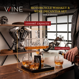 Motorcycle Decanter Whiskey & Wine Decanter Set 1100ml