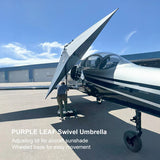 PURPLE LEAF Best Value Cantilever Patio Umbrella with Left-Right Tilt and 360° Swivel Outdoor Umbrellas