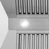 ZLINE 36" Autograph Stainless White Wall Range Hood 8654STX-WM-36