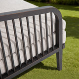 Asheville 4-Piece Aluminum Patio Deep Sofa Set With Sintered Stone Tables