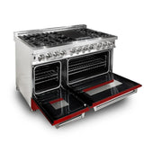 ZLINE 48" Bundle Range RA-RM-48 & Wall Range Hood KB-48, 2KP-RARMRH48