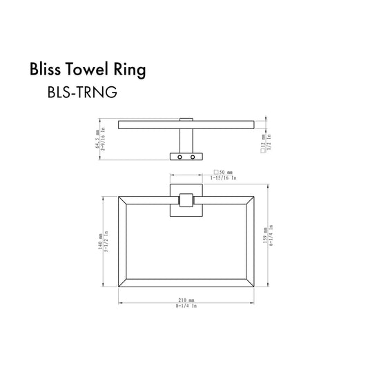 ZLINE Bliss Towel Ring BLS-TRNG-BN