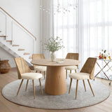 Nice Rattan Upholstered Dining Chair (Set of 4)