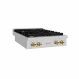 ZLINE 30" Paramount Gas Rangetop Stainless Steel Gold SRTZ-30-G