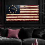 1776 American Flag Wall Art