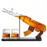 Gifts for Men Dad, Guns Whiskey Decanter Set for Men
