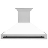 ZLINE 48" Autograph DuraSnow White Range Hood 8654SNZ-WM48-MB